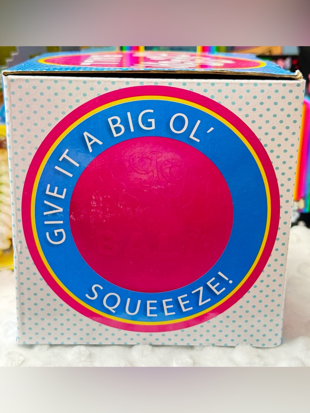 Arggh! Color Changing Stress Relief Ball - Pink/Purple